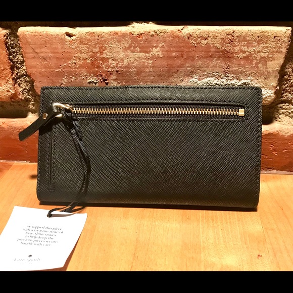 Kate Spade Black Wallet with Crystal Accents! - Picture 7 of 8